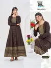 Waniya Blue Hills Rayon Foil Printed Anarkali Concept Kurti Collection